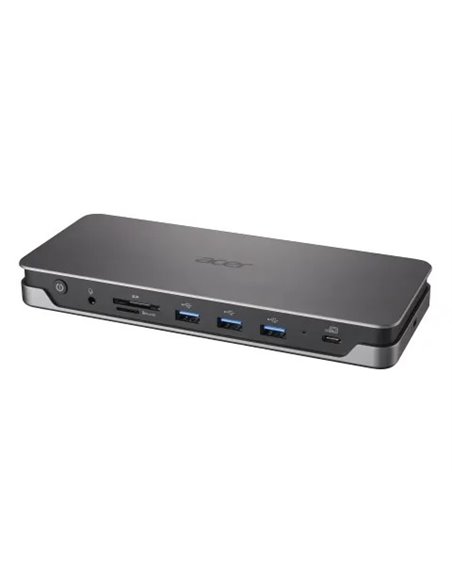 Док-станция Acer ADK230/ 2 x HDMI/ 1x DP/ 2 x USB-C 3.1 G1/ 3 x USB-A 3.1 G1/ RJ-45/ SD Card Reader/ 100W
