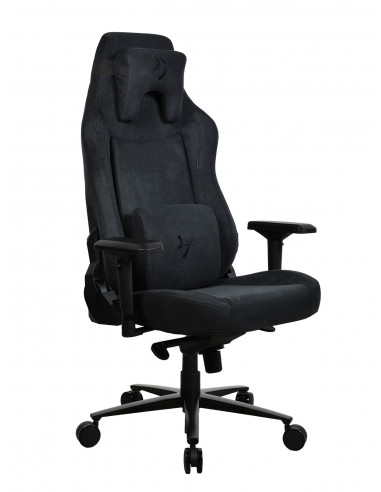 Fotoliu Gaming AROZZI Vernazza XL SuperSoft Fabric / 170kg / 165-190cm / Pure Black