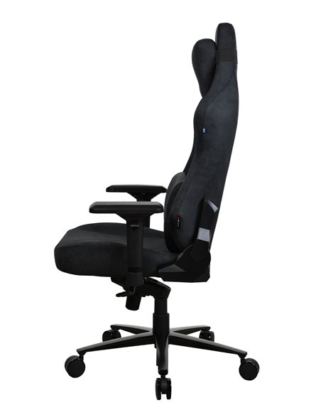 Fotoliu Gaming AROZZI Vernazza XL SuperSoft Fabric / 170kg / 165-190cm / Pure Black