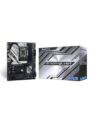 Материнская плата BIOSTAR B760A-SILVER / AM4 / B760 / DDR5 / mATX