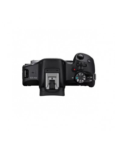 Aparate foto mirrorless CANON EOS R50 + RF-S 18-45 f/4.5-6.3 IS STM Black (5811C033)