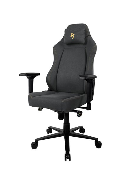 Fotoliu Gaming AROZZI Primo Woven Fabric/ 135-145kg / 165-190cm / Black/Gold