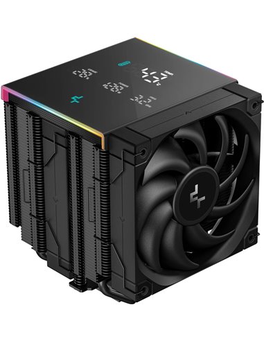 Cooler DEEPCOOL AK620 DIGITAL PRO/ Universal / 260W/ 500~1750rpm/ 25dBA/ 60.89CFM/ Black