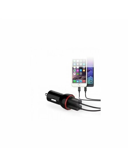 USB автомобильное зарядное устройство Anker PowerDrive 2 / 2-port USB car charger / PowerIQ / 24W / black