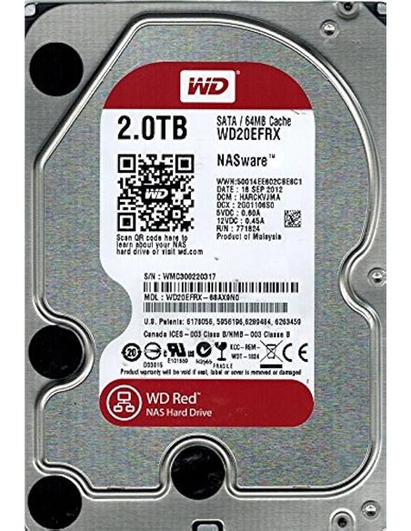 3.5'' HDD Western Digital WD20EFPX Caviar Red Plus NAS / 2.0TB