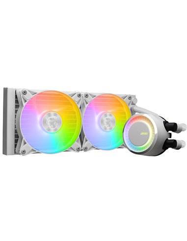 Жидкостный Кулер MSI MAG CORELIQUID E240 WHITE/ Universal/ 21.63 ~ 78.73 CFM