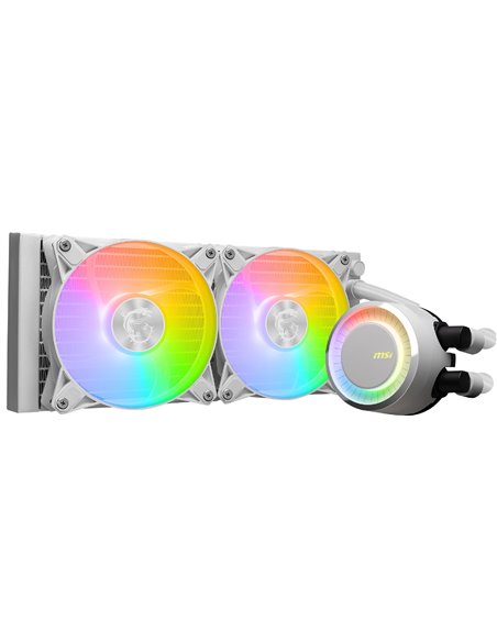 Жидкостный Кулер MSI MAG CORELIQUID E240 WHITE/ Universal/ 21.63 ~ 78.73 CFM