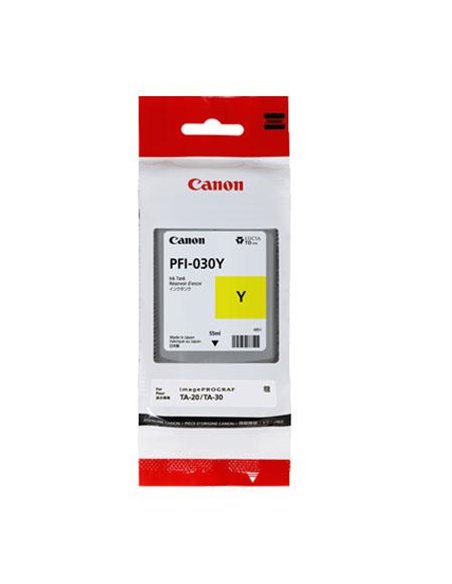 Ink Cartridge Canon PFI-030 Yellow, black, 55ml for TM240,TM340.