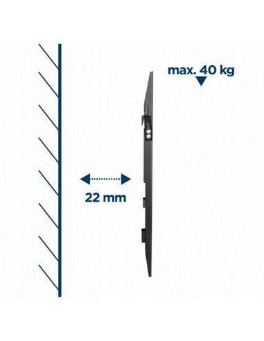 Настенное крепление для телевизора (фиксированное), 37”-70” Gembird ”WM-70F-02”, Back