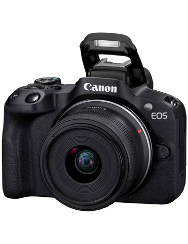 Безерккальная камера Canon EOS R50 18-45 Content Creator Kit (камера+объектив+микрофон+штатив+карта памяти) (5811C036)