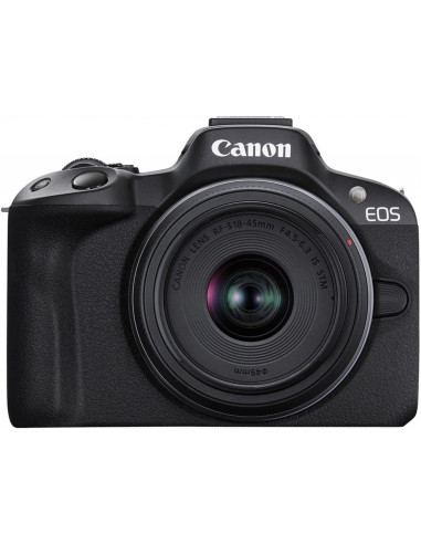 Безерккальная камера Canon EOS R50 18-45 Content Creator Kit (камера+объектив+микрофон+штатив+карта памяти) (5811C036)