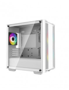 Carcasa DEEPCOOL CC360 WH ARGB / w/oPSU / Side panel / 3x120mm ARGB fans / ATX / White 2