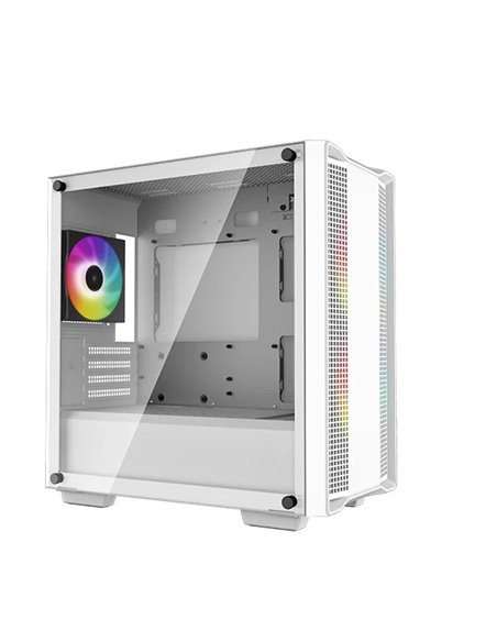 Carcasa DEEPCOOL CC360 WH ARGB / w/oPSU / Side panel / 3x120mm ARGB fans / ATX / White