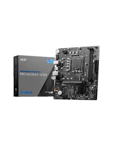 Материнская плата MSI PRO H610M-E DDR4 / 1700 / H610 / DDR4 / mATX