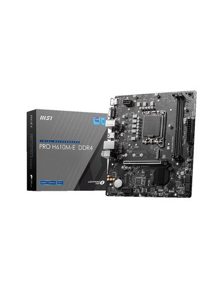 Материнская плата MSI PRO H610M-E DDR4 / 1700 / H610 / DDR4 / mATX