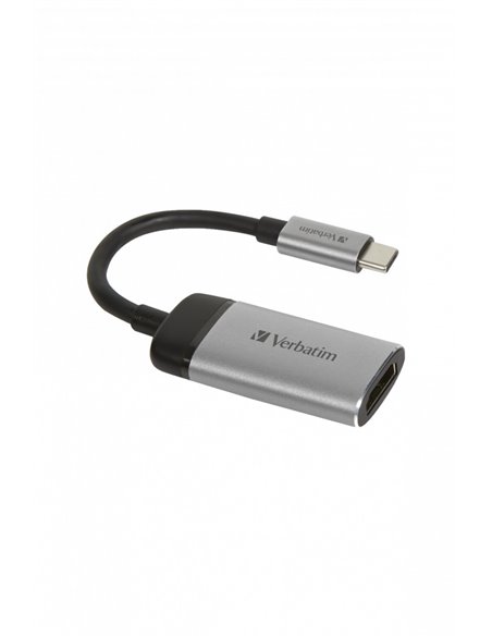 Адаптер Verbatim USB Type-C to HDMI 4K, 10 cm