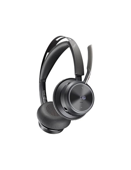 Casti Bluetooth Наушники Poly Voyager Focus 2-M / Black