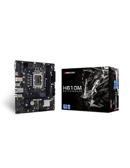 Материнская плата BIOSTAR H610MHP 2.0 / Socket 1700 / Intel H610 / mATX