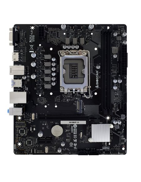 Placa de baza BIOSTAR H610MHP 2.0 / Socket 1700 / Intel H610 / mATX
