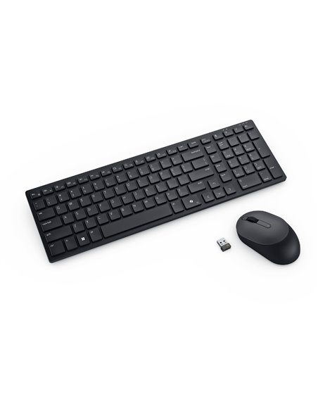 Tastatura si mouse silentioase Dell KM555 / Black