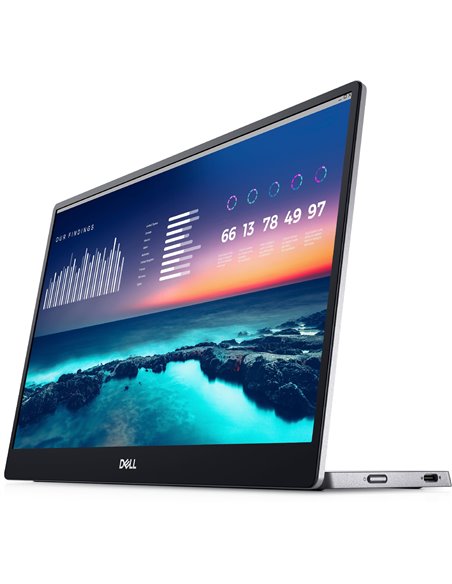 14.0” Портативный Монитор DELL P1424H / 6ms / FHD / Black