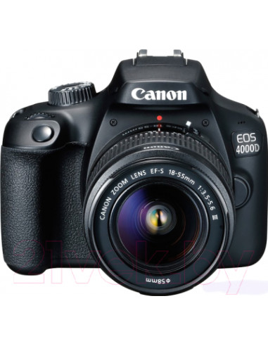 Зеркальная камера Canon EOS 4000D EF-S Kit 18-55mm III (3011C015AA) (с сумкой SB130 и картой памяти SD 16GB)