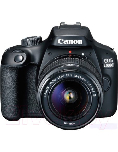 DSLR Camera Canon EOS 4000D EF-S Kit 18-55mm III (3011C015AA) (cu geanta SB130 si card de memorie SD de 16 GB)