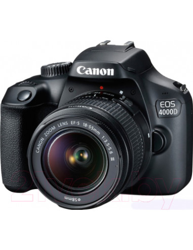 Зеркальная камера Canon EOS 4000D EF-S Kit 18-55mm III (3011C015AA) (с сумкой SB130 и картой памяти SD 16GB)