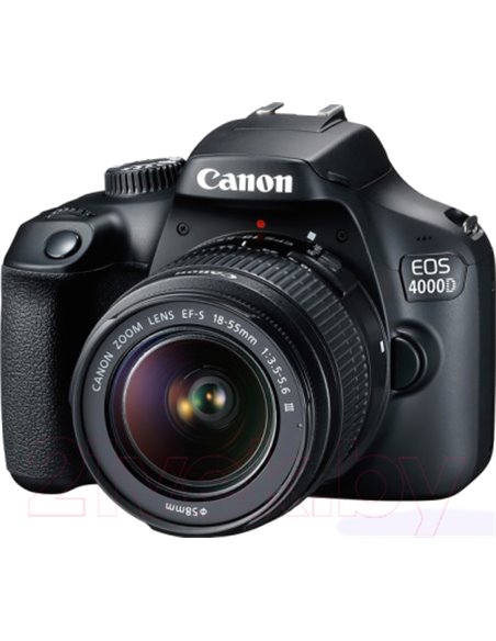 Зеркальная камера Canon EOS 4000D EF-S Kit 18-55mm III (3011C015AA) (с сумкой SB130 и картой памяти SD 16GB)