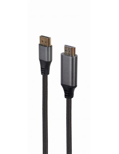 Кабель DP-HDMI Cablexpert CC-DP-HDMI-4K-6, 1.8m