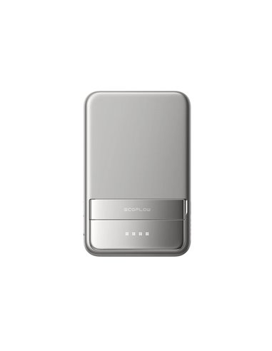 Магнитный внешний аккумулятор EcoFlow Rapid 5000 / Wireless Charging Qi2.0 15W / 5000mAh / Silver