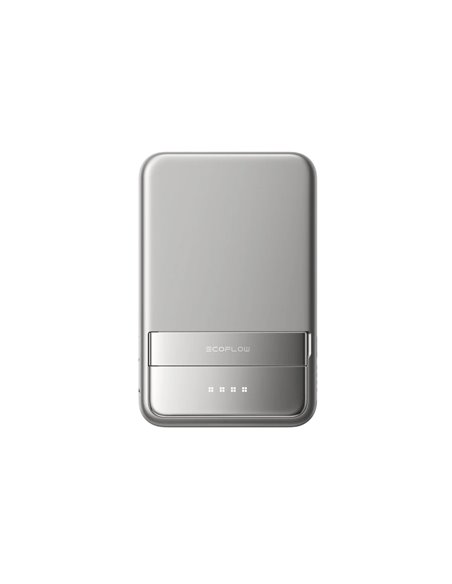 Магнитный внешний аккумулятор EcoFlow Rapid 5000 / Wireless Charging Qi2.0 15W / 5000mAh / Silver