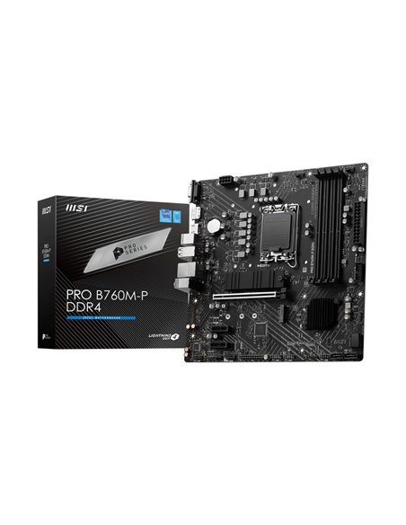 Материнская плата MSI PRO B760M-P DDR4 / 1700 / B760 / DDR4 / mATX