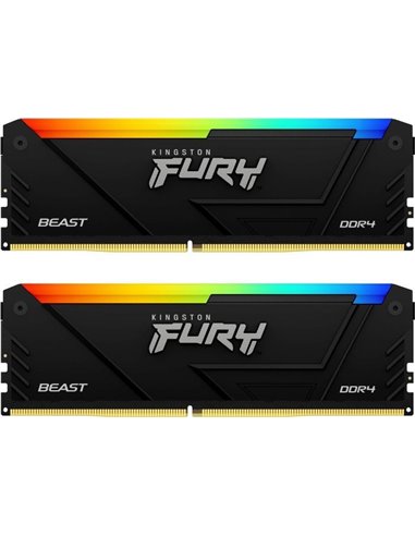 Оперативная память Kingston FURY Beast DDR4 RGB DDR4-3600 64GB (Kit of 2*32GB)