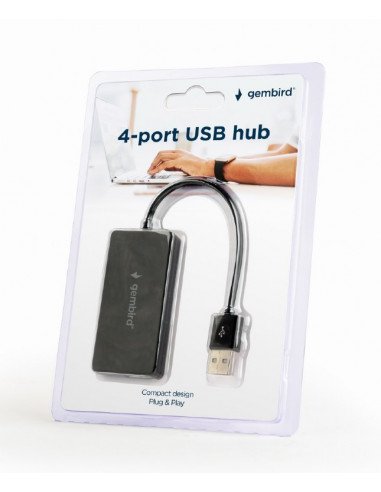 USB Hub Gembird UHB-U2P4-04/ 4 x USB 2.0