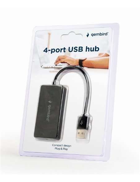 USB Hub Gembird UHB-U2P4-04/ 4 x USB 2.0 USB Hub Gembird UHB-U2P4-04/ 4 x USB 2.0