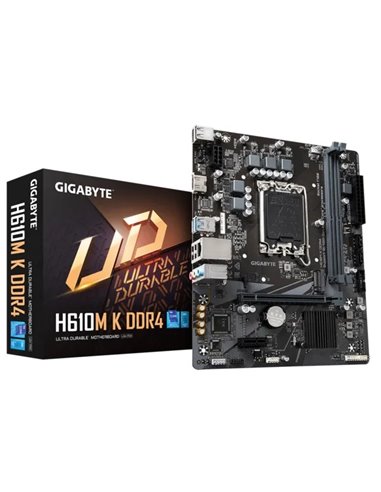 Материнская плата GIGABYTE H610M K DDR4 / 1700 / H610 / DDR4 / mATX