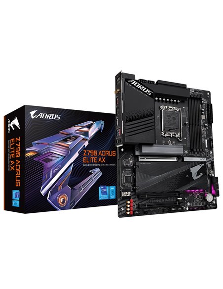 Материнская плата GIGABYTE Z790 AORUS ELITE AX / 1700 / Z790 / DDR5 / ATX