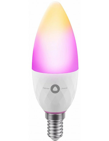 LED лампочка YANDEX Smart Bulb with Alisa / Smart Wi-Fi RGB / E14 / 8W / 1700K-6500K
