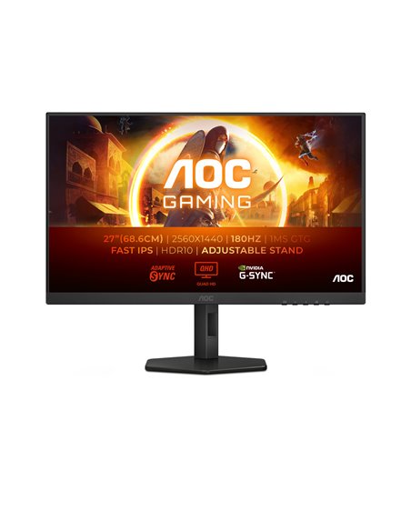 27.0” Игровой Монитор AOC Q27G4XF/ QHD/ 1ms/ 180Hz/ Black