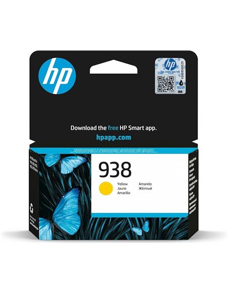 HP 938 (4S6X7PE) Yellow Original Ink Cartridge for HP OfficeJet Pro 9125e, 9135e, 9720, 9730, HP OFFICEJET PRO 9120 ALL-IN-O...