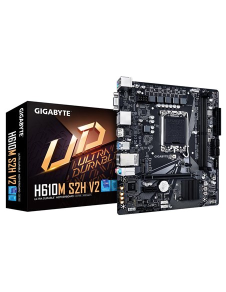 Материнская плата GIGABYTE H610M S2H V2/ 1700/ H610/ DDR5/ mATX