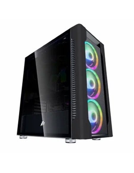 Carcasa 1STPLAYER DX / no PSU / Side-Window / 4x140mm / EATX / Black