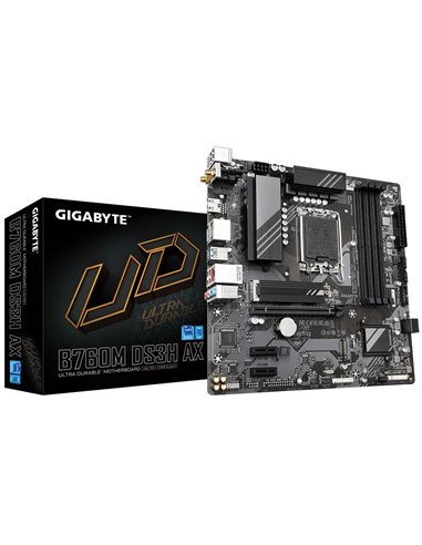 Материнская плата GIGABYTE B760M DS3H AX / 1700 / B760 / DDR5 / mATX