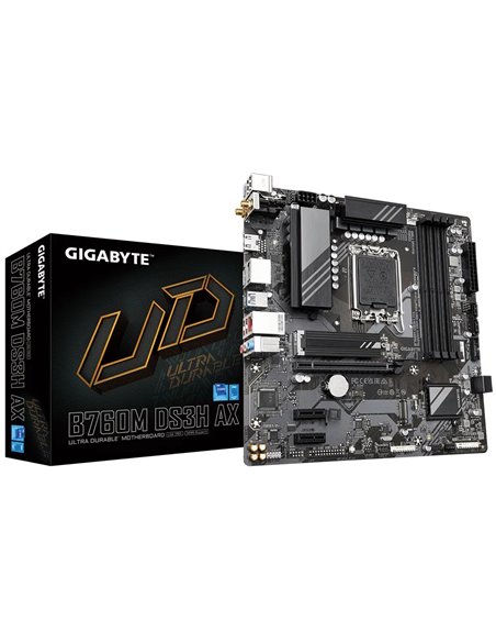 Материнская плата GIGABYTE B760M DS3H AX / 1700 / B760 / DDR5 / mATX