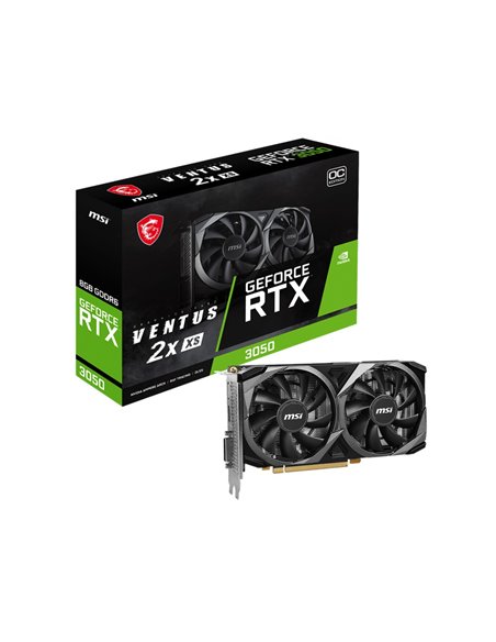 Видеокарта MSI GeForce RTX 3050 VENTUS 2X 8G OC / 8GB / GDDR6 / 128Bit