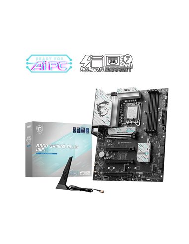 Материнская плата MSI B860 GAMING PLUS WIFI/ 1851/ Intel B860/ DDR5 / ATX