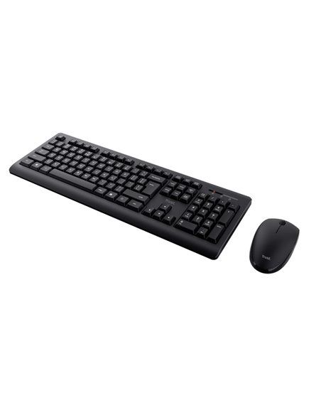 Tastatura si Mouse Wireless Trust Primo, USB, Black