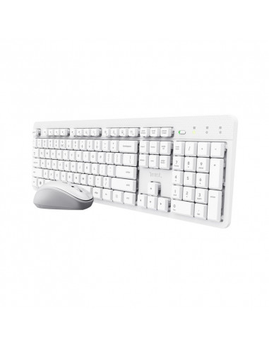 Tastatura si Mouse WirelessTrust ODY II / White