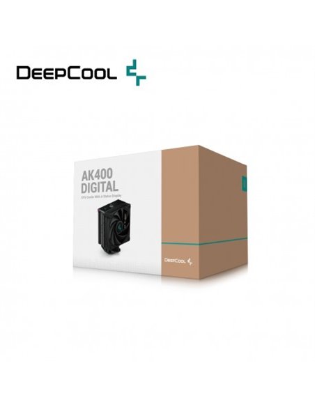 Sisteme de racire DEEPCOOL AK400 DIGITAL / Universal / 220W / 500~1850rpm / <28 dBA / 68.99 CFM / Black